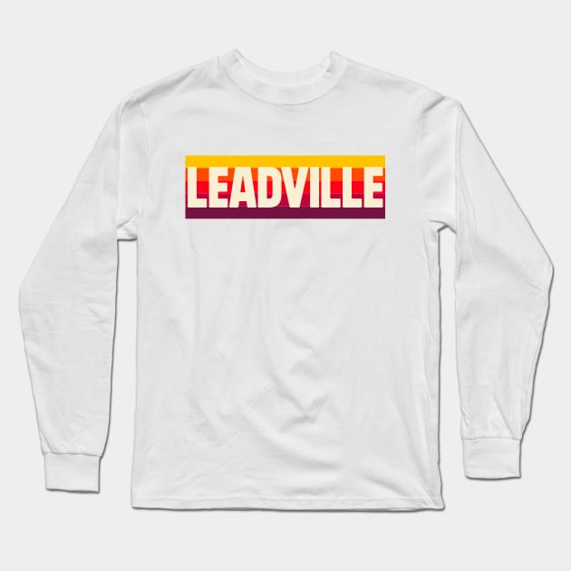 Retro Leadville Long Sleeve T-Shirt by please no